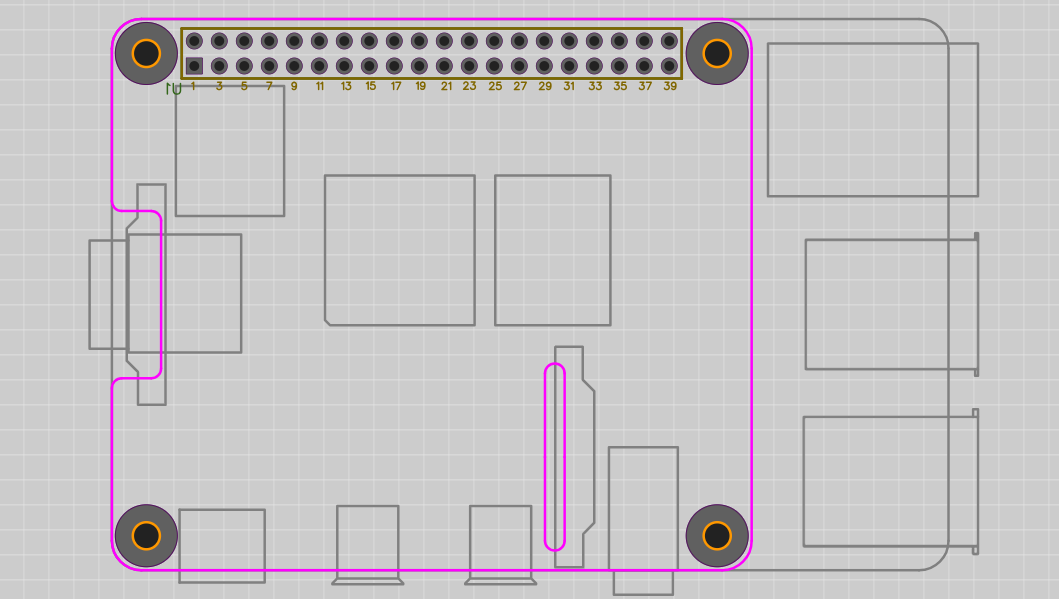 open source template for raspberry pi hat
