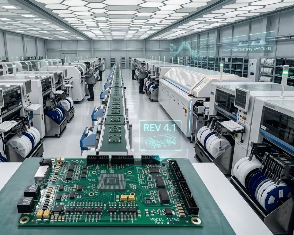 pcb manufacturing process line