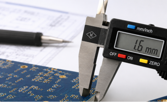 pcb thickness caliper measurement