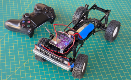 rc truck with esp32 smart control board