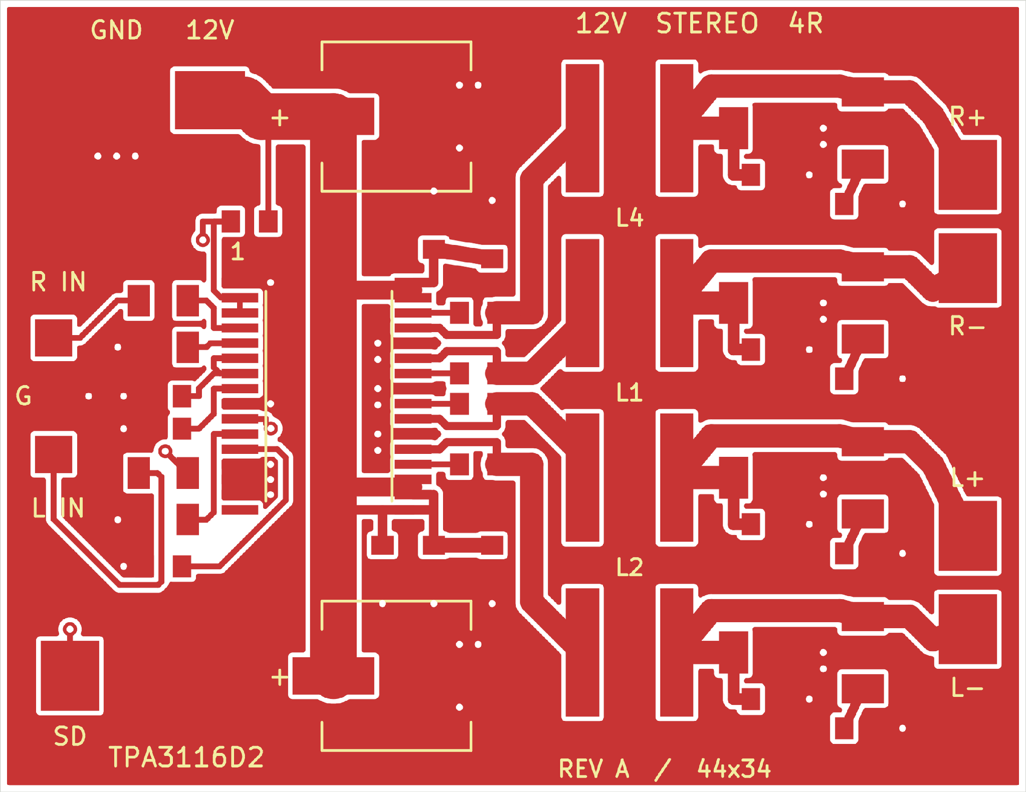 the kicad front copper plot exported from the native board