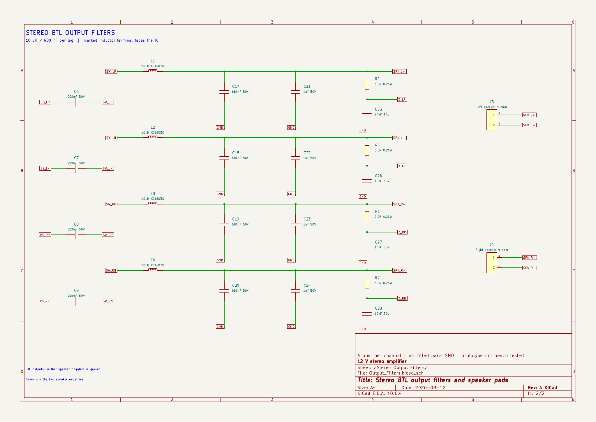 the output filters child sheet exported from native project