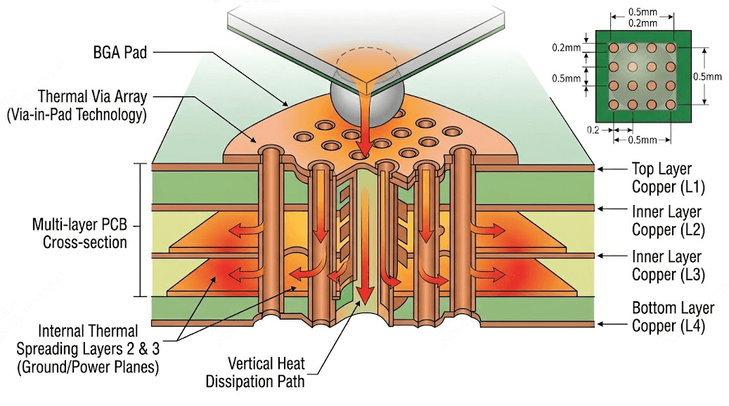thermal comparison for bga