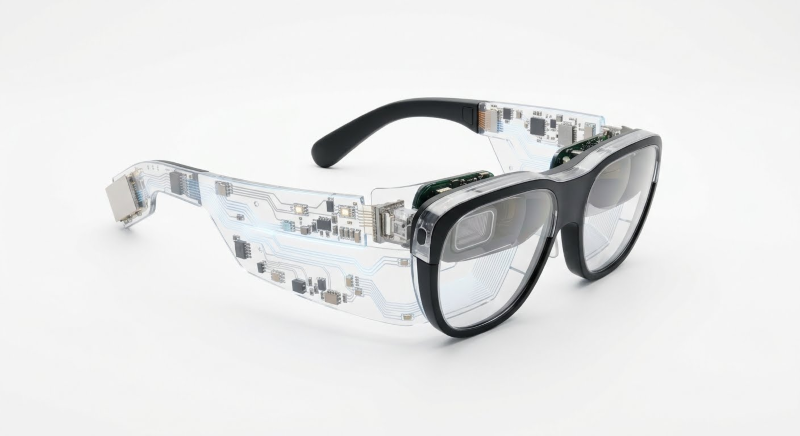 transparent pcbs in ar devices and smart glasses