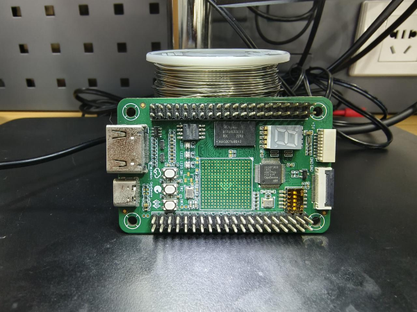 vias placed on the bga