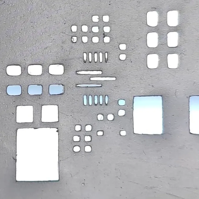 Macro view of varied aperture shapes(1)