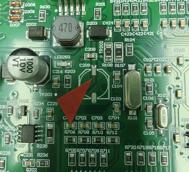 isolate and mark the defective board