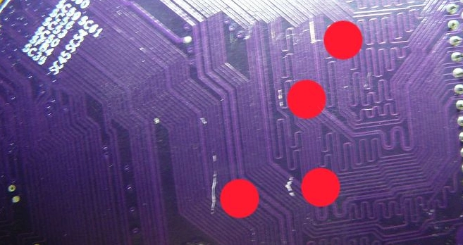 pcb solder mask scratch defect