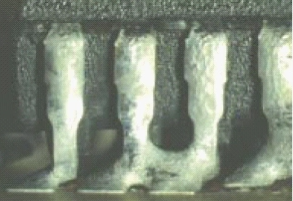 solder bridge