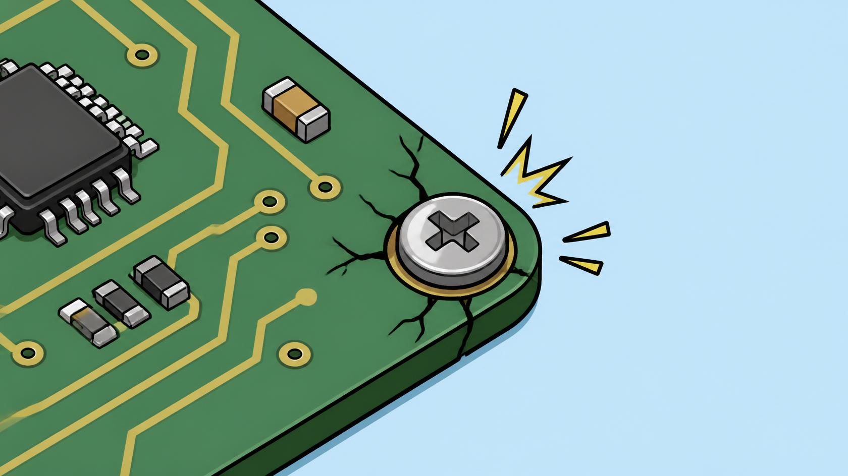broken pcb