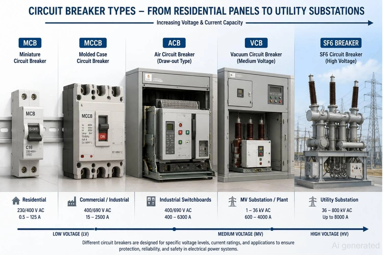 circuit breaker types